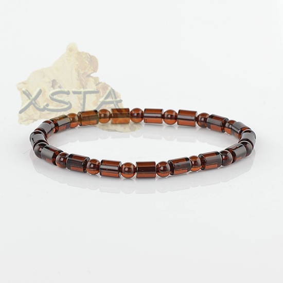 Cherry barrels round amber bracelet Cherry barrels round amber bracelet