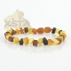 Raw mix amber bracelet with screw clasp Raw mix amber bracelet with screw clasp