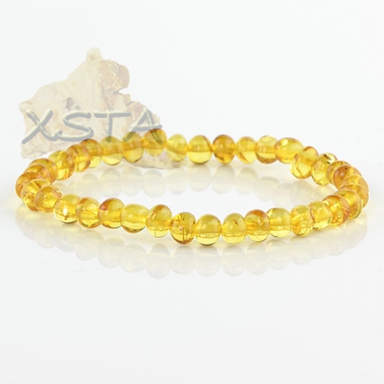 Amber bracelet dark yellow Amber bracelet dark yellow