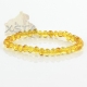 Amber bracelet dark yellow Amber bracelet dark yellow