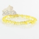 Amber bracelet Yellow flat beads Amber bracelet Yellow flat beads