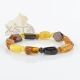 Baltic amber mix polished bracelet Baltic amber mix polished bracelet