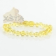 Amber bracelet lemon with screw clasp Amber bracelet lemon with screw clasp