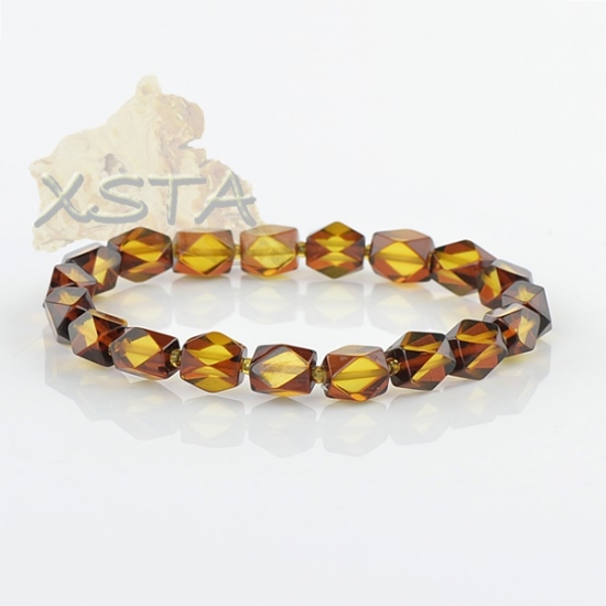 Baltic amber brown beads bracelet Baltic amber brown beads bracelet