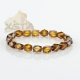 Baltic amber brown beads bracelet Baltic amber brown beads bracelet