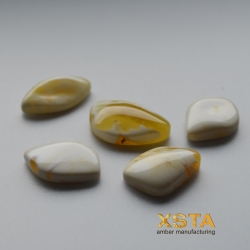 Amber 5 unit wholesale cabochons