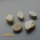 white amber cabochons 5 pcs for unique rings
