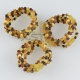 Amber teething bracelet baroque multi raw Amber teething bracelet baroque multi raw