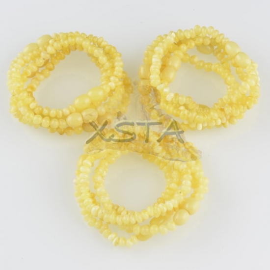 Matte Amber teething bracelet Matte Amber teething bracelet