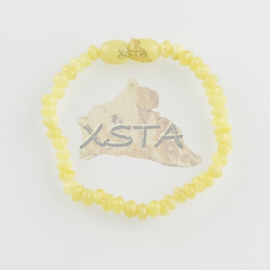 Matte Amber teething bracelet Matte Amber teething bracelet