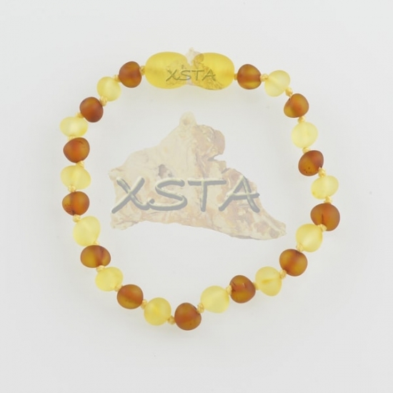 Teething amber bracelets raw lemon cognac Teething amber bracelets raw lemon cognac