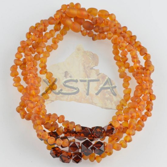 Teething amber necklace