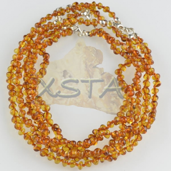 silver teething necklace