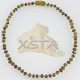 Baltic amber teething necklace medium green raw