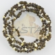 Green white raw teething necklace Green white raw teething necklace