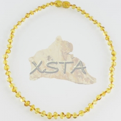 Honey polished teething necklace
