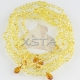 Teething necklace polished yellow color with pendant Teething necklace polished yellow color with pendant