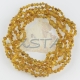 Teething raw green yellow necklace Teething raw green yellow necklace