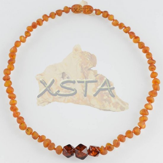 Teething amber necklace