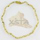 Teething necklace baroque light green raw