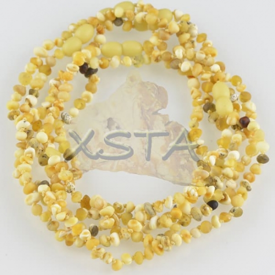 Amber raw teething necklace raw butter Amber raw teething necklace raw butter