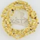 Amber raw teething necklace raw butter